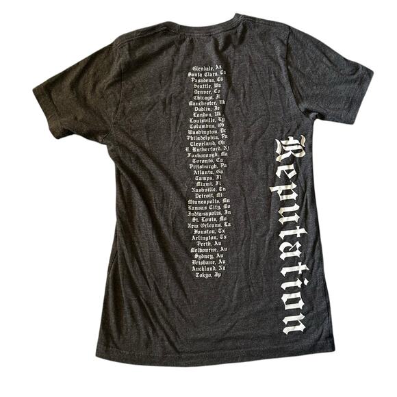 Taylor Swift Black Tee Small Reputation Stadium Tour 2018 Double Side Concert - Picture 4 of 4